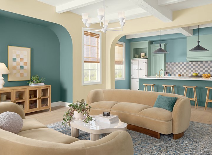 Navy Blue Meets Sage Green: 25 Modern Paint Ideas for Sophisticated Home Style